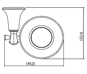 Мыльница Kaiser KH-4003 бронза купить в интернет-магазине сантехники Sanbest