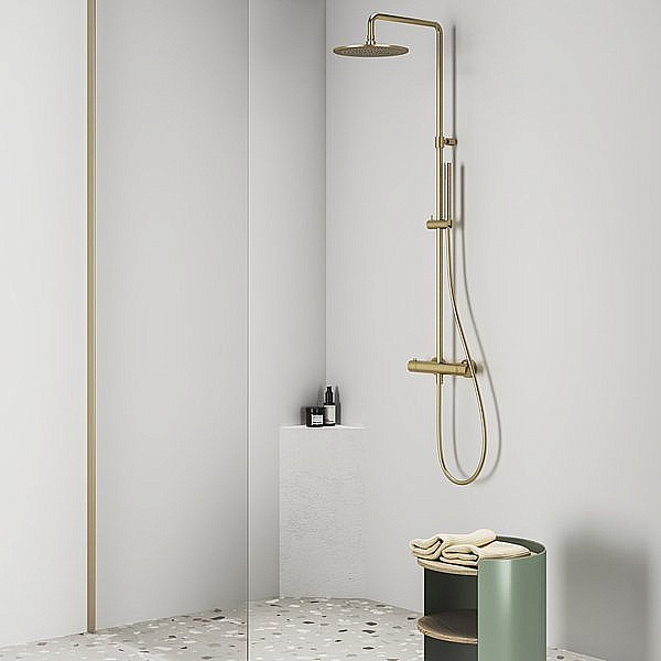 Душевая система Ravak Espirit X070498 розовое золото купить в интернет-магазине сантехники Sanbest