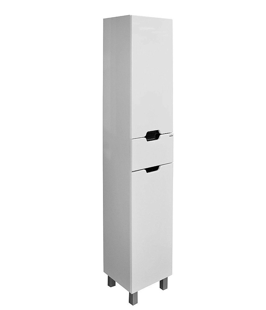 Пенал напольный MIXLINE ПРОМЕТЕЙ 518772 35 белый для ванной в интернет-магазине сантехники Sanbest