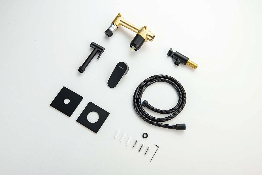 Гигиенический душ Aquatek Оберон AQ1220MB черный матовый купить в интернет-магазине сантехники Sanbest