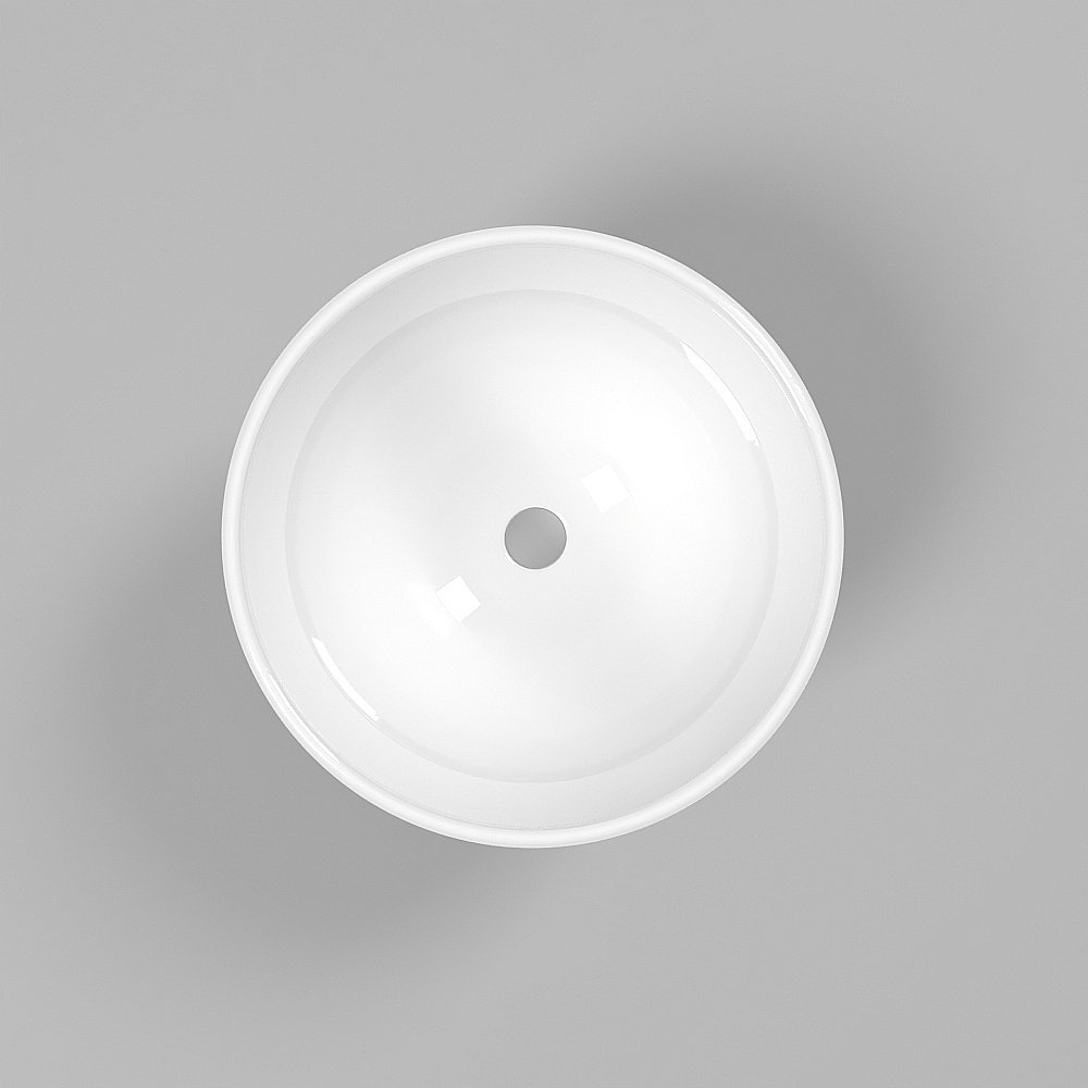 Раковина накладная WhiteCross AMETHYST 50 0711.050050.100 белая купить в интернет-магазине Sanbest