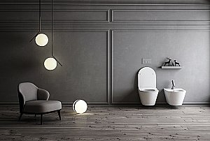 Унитаз Boheme Avva 972-W белый глянцевый, безободковый купить в интернет-магазине Sanbest