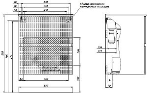 Тумба с раковиной Aquanet Джейн 313316/329253 60 мисти грин для ванной в интернет-магазине Sanbest