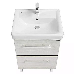 Тумба с раковиной Акватон Ронда 60 дуб сомерсет для ванной в интернет-магазине Sanbest