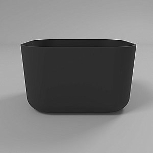 Раковина накладная WhiteCross Lazurit 50 0713.050040.201 черная матовая купить в интернет-магазине Sanbest