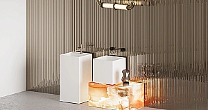 Раковина Salini ARMONIA SQUARE TOP 01 S-Sense 130511TG 45 без отверстия под смеситель, белая купить в интернет-магазине Sanbest