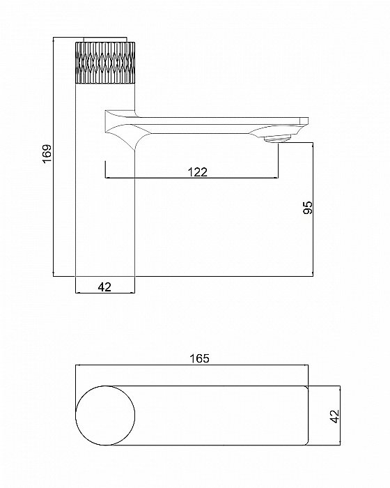 Смеситель для раковины Orange PUSH M01-021cr хром купить в интернет-магазине сантехники Sanbest