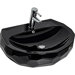 Раковина beWash Bekinger 60 87601106 черная глянцевая купить в интернет-магазине Sanbest