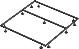 Каркас лит. поддона Good Door ESSENTIA 90x90 купить в интернет-магазине сантехники Sanbest