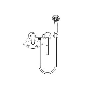 Смеситель для ванны Vidima BALANCE BA268AA купить в интернет-магазине сантехники Sanbest