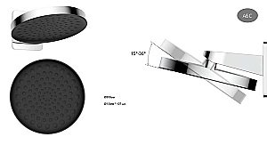 Душевая система Vincea Inspire VSFW-3I22MT3CH хром купить в интернет-магазине сантехники Sanbest