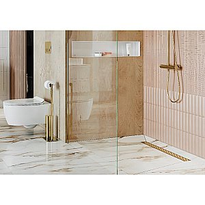 Душевой трап Excellent Stilio Gold 90 INEX.1515.900.R.GL золото купить в интернет-магазине Sanbest