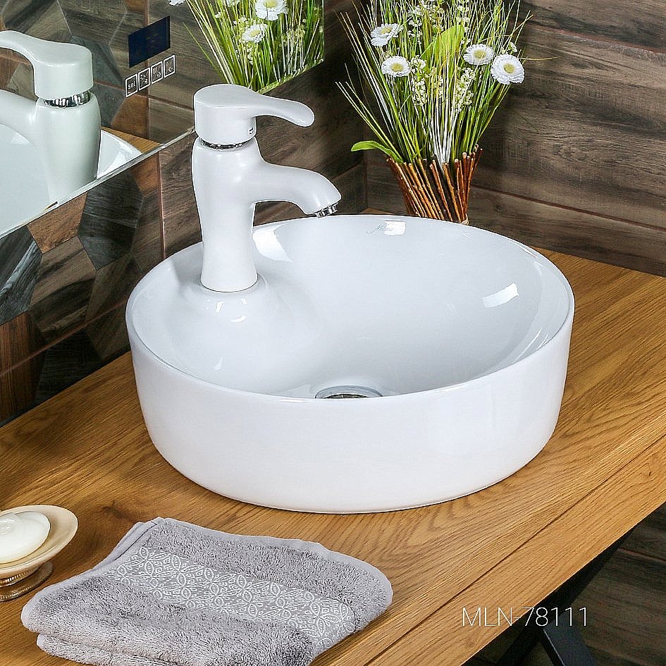 Раковина Melana 78111 78111-805 белая купить в интернет-магазине Sanbest