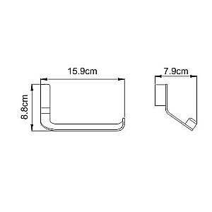 Держатель туалетной бумаги WasserKRAFT K-7996 купить в интернет-магазине сантехники Sanbest