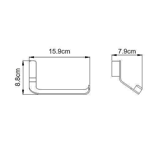 Держатель туалетной бумаги WasserKRAFT K-7996 купить в интернет-магазине сантехники Sanbest
