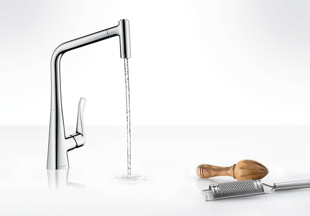 Смеситель для кухни Hansgrohe Metris 14820800 купить в интернет-магазине сантехники Sanbest