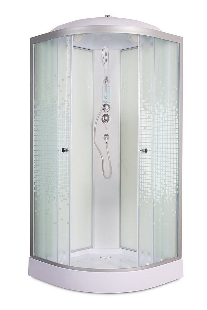 Душевая кабина DTO Серия L 908 с электрикой 80x80 купить в интернет-магазине Sanbest