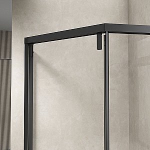 Душевой уголок Vincea SHOW VSP1-4SH100CLB 100x100 стекло прозрачное/профиль черный купить в интернет-магазине Sanbest