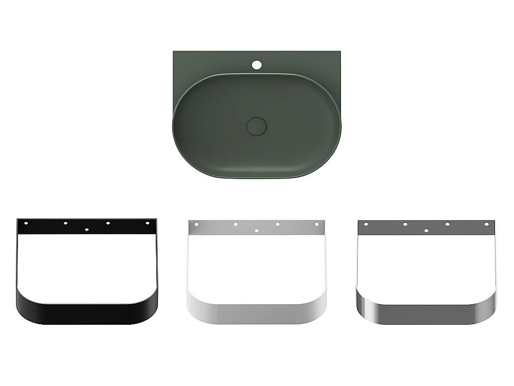 Раковина Ravak Yard 600 XJX08260000 зеленый купить в интернет-магазине Sanbest