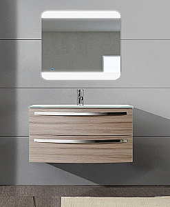 Тумба с раковиной Cezares Comfort Moderno 100  Larice для ванной в интернет-магазине Sanbest