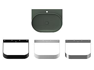 Раковина Ravak Yard 600 XJX08260000 зеленый купить в интернет-магазине Sanbest