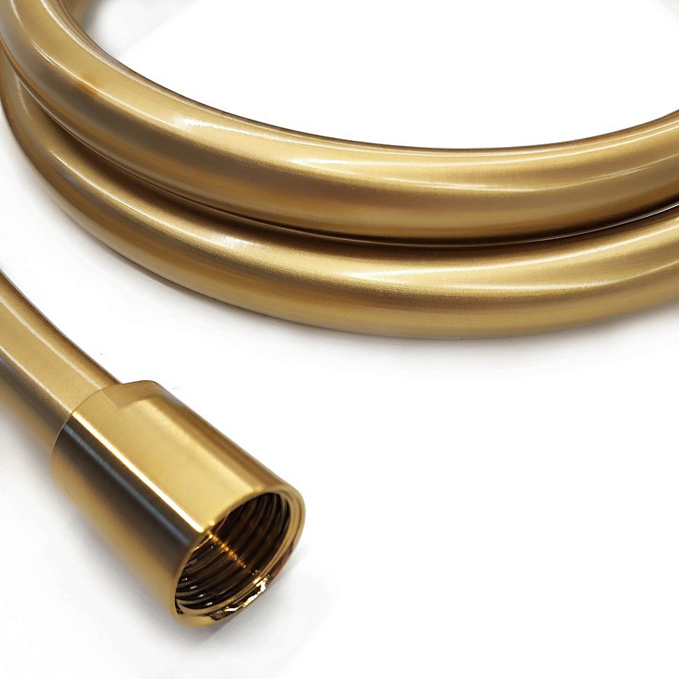 Душевой шланг Paini 950150PVCPJ золото брашированное купить в интернет-магазине сантехники Sanbest