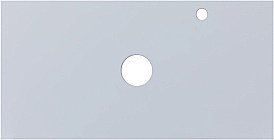 Столешница для раковины Aquanet Арт 90 белый матовый для ванной в интернет-магазине сантехники Sanbest