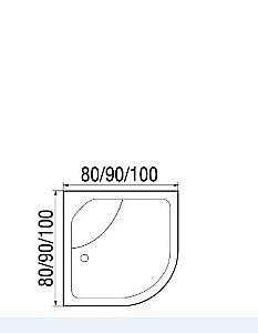 Душевая кабина RIVER NARA 24 100х100 купить в интернет-магазине Sanbest