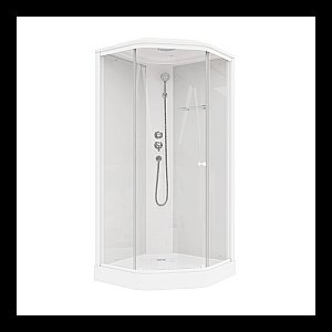 Душевая кабина Parly Penta P91, раздвижные двери, ABS-поддон, прозрачная купить в интернет-магазине Sanbest
