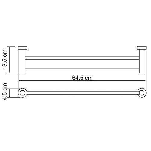 Полотенцедержатель WasserKRAFT Donau K-9440 купить в интернет-магазине сантехники Sanbest
