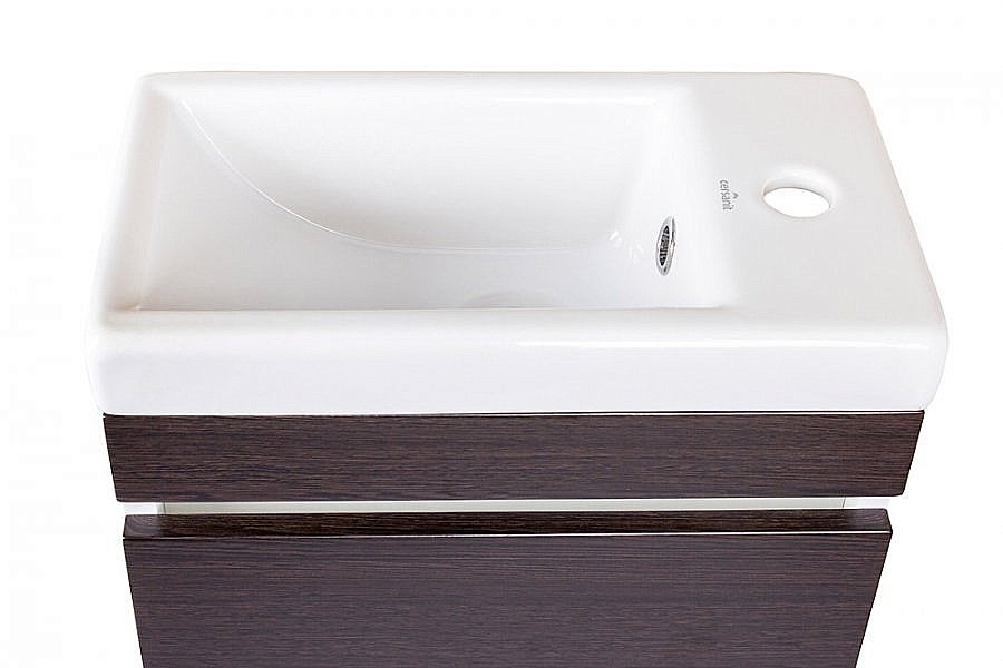 Тумба с раковиной Style Line Compact 40 венге для ванной в интернет-магазине Sanbest