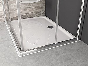 Душевой поддон Ravak Gigant Pro XA03A701010 100x90 белый купить в интернет-магазине Sanbest