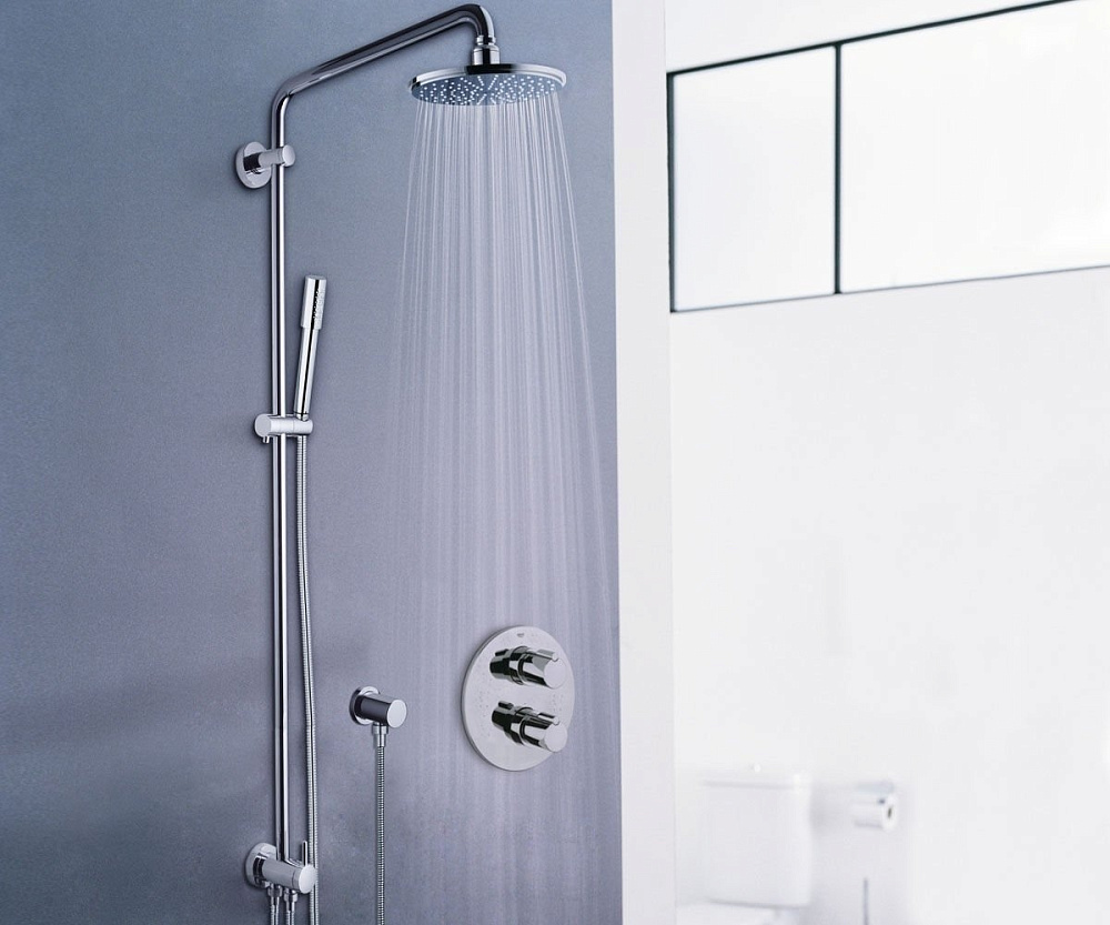 Душевая система Grohe Rainshower System 27058000 купить в интернет-магазине сантехники Sanbest