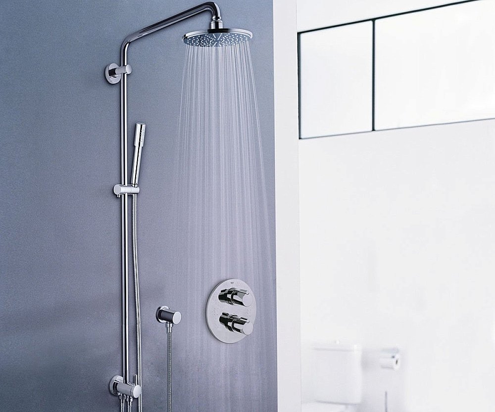 Душевая система Grohe Rainshower System 27058000 купить в интернет-магазине сантехники Sanbest