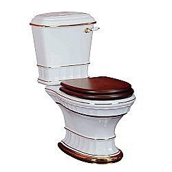 Унитаз Migliore Gianeta 31176 белый/декор золото купить в интернет-магазине Sanbest