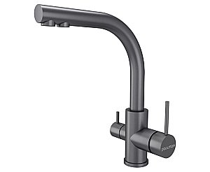 Смеситель для кухни Paulmark Essen Es213011-MG серый матовый купить в интернет-магазине сантехники Sanbest