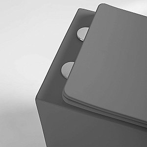 Унитаз Vincea Globo VT1-14SMA безободковый, с крышкой микролифт, антрацит матовый купить в интернет-магазине Sanbest