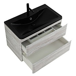 Тумба с раковиной BelBagno ALBANO 100 подвесная Rovere Vintage Bianco для ванной в интернет-магазине Sanbest