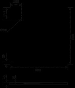 Душевой поддон Good door ЭКЛИПС 80x80 купить в интернет-магазине Sanbest