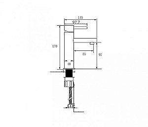 Смеситель для раковины NT Bagno NT2201 купить в интернет-магазине сантехники Sanbest