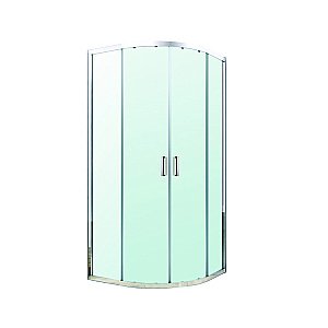 Душевой уголок Berges SOLO R 061120 100х100 стекло прозрачное/профиль хром купить в интернет-магазине Sanbest