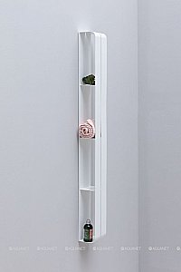 Полка Aquanet Магнум H 15х130 326461 белая матовая купить в интернет-магазине сантехники Sanbest