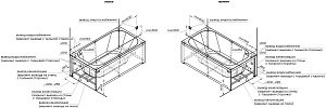 Ванна акриловая Радомир Прованс 170х75 купить в интернет-магазине Sanbest