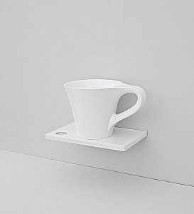 Раковина накладная Artceram CUP 70 OSL005 01 00 bi белая купить в интернет-магазине Sanbest