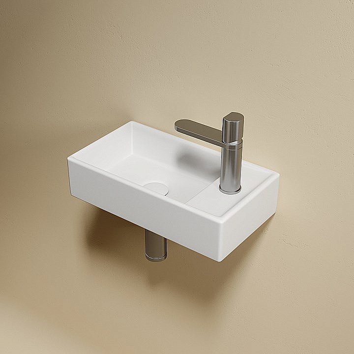 Раковина Ceramica Nova Element CN6051MW белая матовая купить в интернет-магазине Sanbest