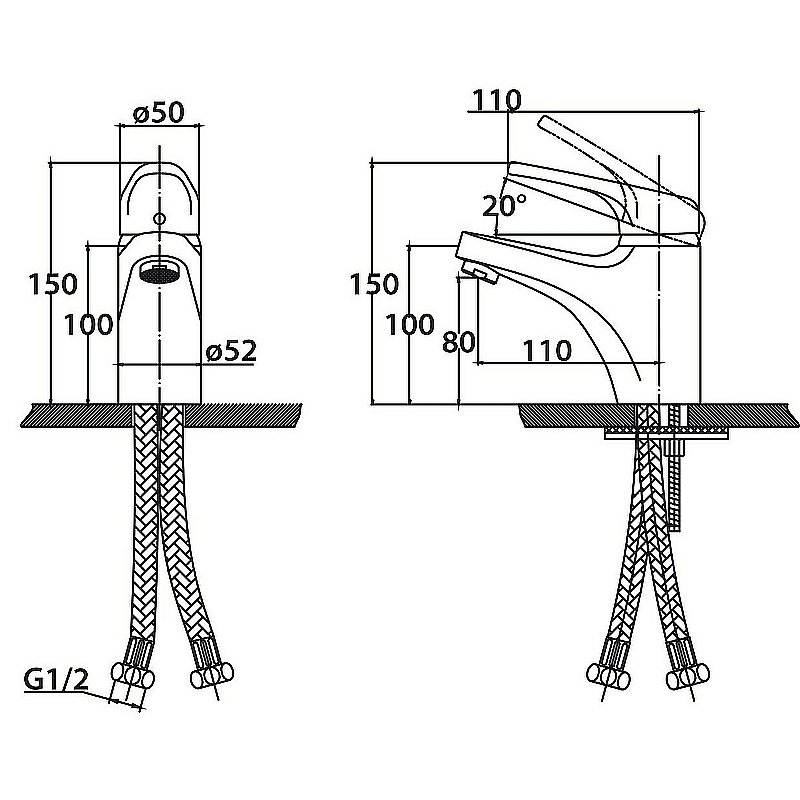 Набор смесителей Kaiser County 5500К купить в интернет-магазине сантехники Sanbest