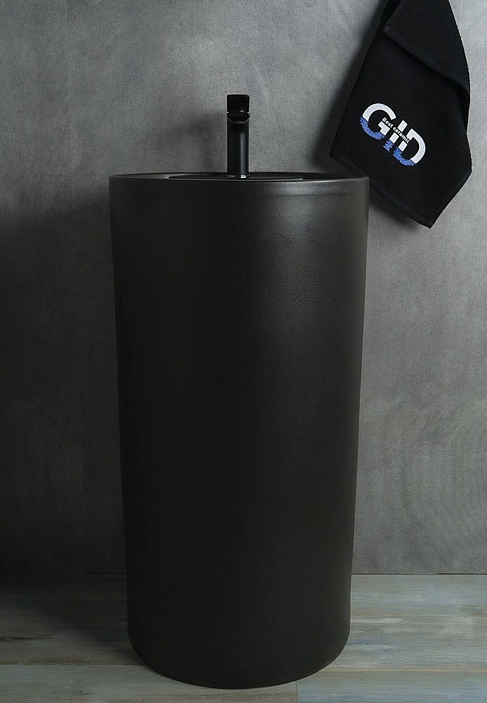 Раковина напольная Gid Autonomo 45 Nb135bg 81109 черная графит купить в интернет-магазине Sanbest