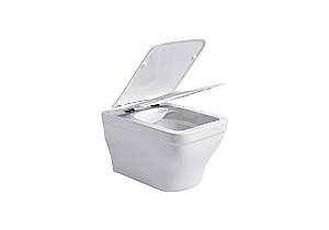 Унитаз подвесной Aquatek АМАДЕО AQ1163-00+INS-0000012+KKI-0000002 белый, безободковый, с крышкой микролифт, с инсталляцией, без кнопки купить в интернет-магазине Sanbest
