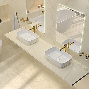 Раковина WhiteCross Jasper 58x38 0741.058038.200 белая матовая купить в интернет-магазине Sanbest