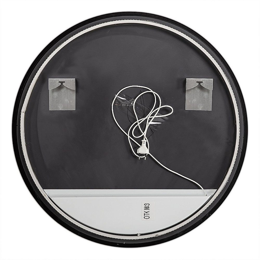 Зеркало Art&Max Sanremo AM-San-700-DS-F-Nero в ванную от интернет-магазине сантехники Sanbest